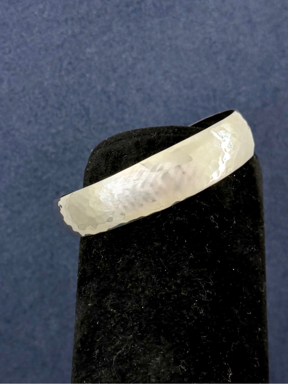 JAMES AVERY Sterling Silver Hammered Graduated Tapered Cuff Bracelet; RETIRED